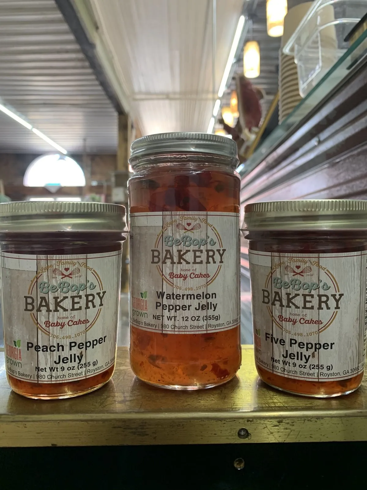 BeBop's signature peach pepper jam